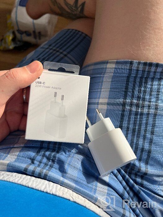 img 1 attached to Mains charger Apple MHJE3ZM/A, 20 W, white review by Agata Sikora ᠌