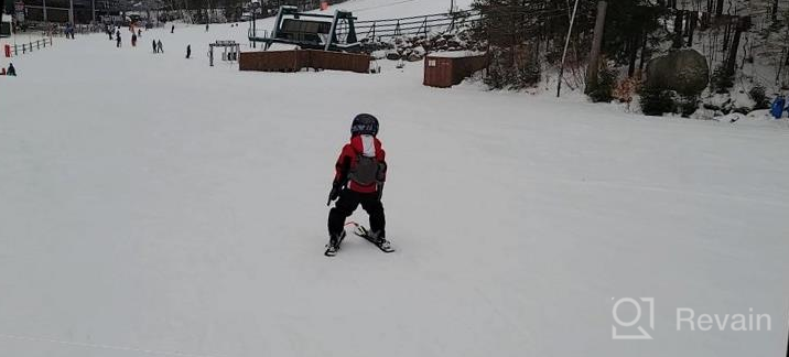 img 1 attached to Teach Your Child Skiing And Snowboarding Fundamentals With Sklon Harness Trainer - Premium Training Leash Equipment For Kids! review by Kendrick Barron