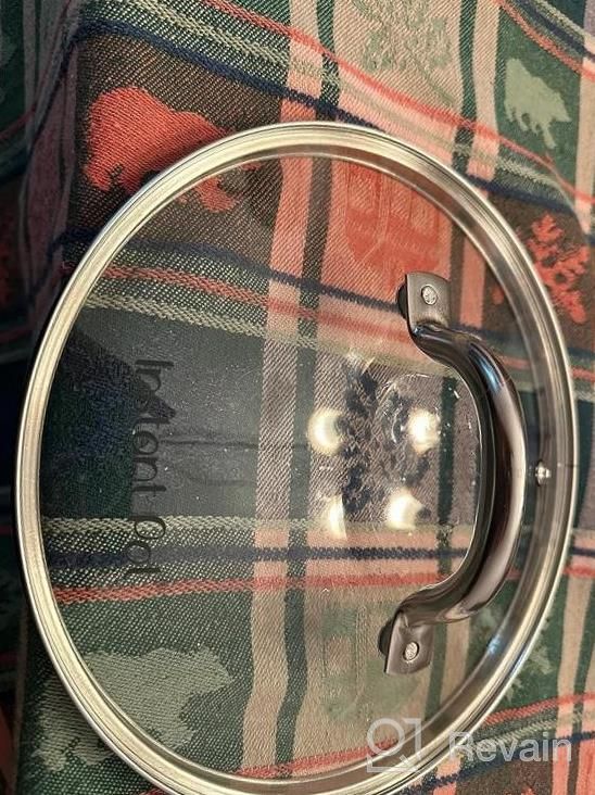 img 1 attached to Upgrade Your Instant Pot With A Clear 7.6 Inch Tempered Glass Lid For Mini 3 Quart Cooking review by Jennifer Schreier