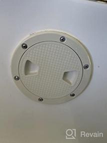 img 3 attached to Secure And Convenient Access With SEA FLO 4 - Non Slip Circular Inspection Hatch (8") With Detachable Cover