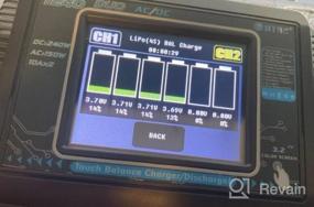 img 5 attached to Efficient Charging With HTRC Lipo Charger: 1-6S Touch Screen Dual Discharger For RC Li-Ion, Life, NiCd, NiMH, LiHV, PB Smart Battery