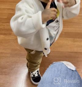 img 5 attached to Lilax Little Boys Classic Knit V-Neck Long Sleeve Cardigan Sweater for Enhanced SEO