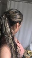 img 1 attached to Get A Glamorous Look With SARLA Dirty Blonde Synthetic Ponytail Hair Extension - 22 Inch Heat Resistant Wavy Hairpiece For White Women review by Scott Pentapati