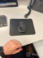 img 1 attached to 🖱️ Satechi Eco-Leather Mouse Pad Black: Premium Quality and Eco-Friendly Design review by Kim Eunu ᠌