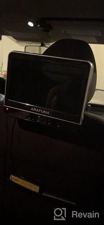 img 1 attached to Arafuna 10.5" Headrest DVD Player For Car With HDMI Input - Portable Car DVD Player With Headrest Mount, 1080P HD Video Support, USB/SD, Regions Free, And Last Memory review by Mitchell Norman