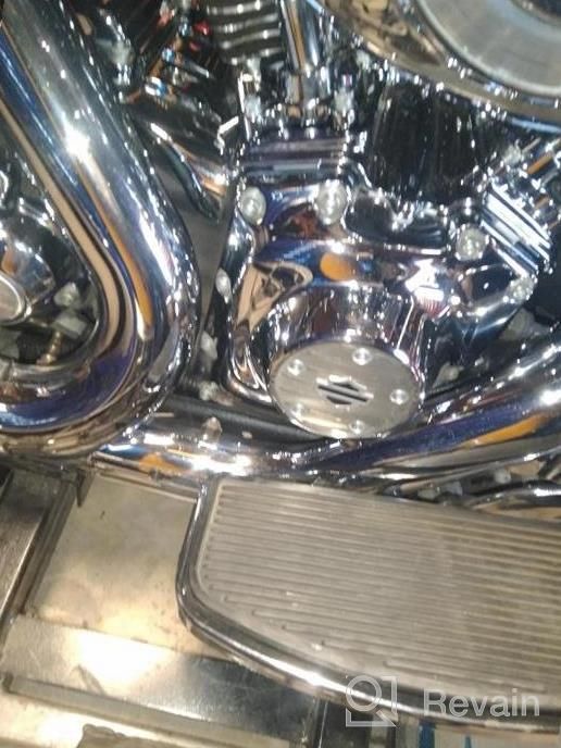 img 1 attached to Harley Twin Cam Chrome Tappet/Lifter Block Accent Cover 00-16 Dyna FLHX FLHR review by Charley Martinez