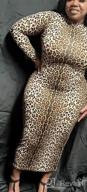 img 1 attached to High-Necked Midi Bodycon Party Club Dress With Long Sleeve In Tigerskin, Snakeskin, And Leopard Print For Women By LuFeng review by Steve Washington