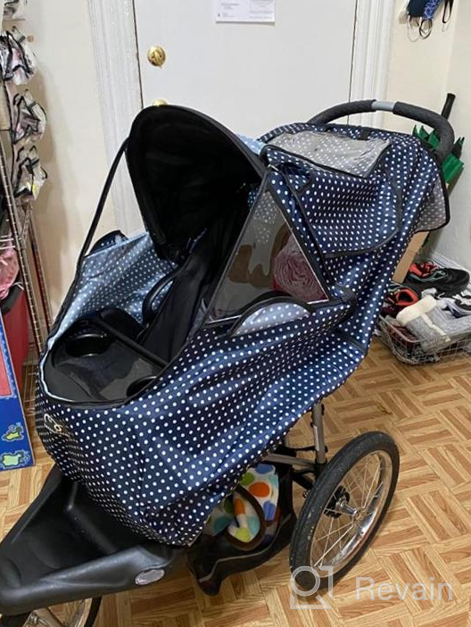 img 1 attached to Protect Your Baby From The Elements With Our Stroller Rain Cover - Waterproof And Easy To Install Universal Accessory For Rain, Wind, And Snow review by Aaron Guy