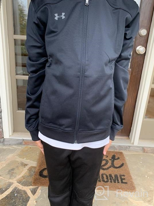 img 1 attached to 🧥 Top-quality Graphite Under Armour Challenger Jacket for Boys - Ideal for Jackets & Coats review by Derek Faseworld