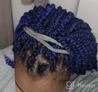 img 1 attached to Get A Bohemian Look With Ubeleco'S Black 18 Inch Passion Twist Crochet Hair - Water Wave Texture With 22 Strands/Pack review by Krista Mitchell