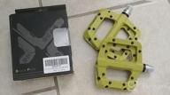 img 1 attached to Lightweight Nylon Fiber MTB Pedals: FOOKER 3 Bearing Non-Slip Bicycle Platform For BMX And 9/16"" Mountain Bikes review by Ryan Reiter