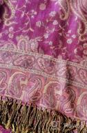 img 1 attached to Jacquard Paisley Pashmina: A Stylish, Double-Sided Wrap That Cures Your Silver Fever And Enhances Your Look! review by Luckie Davidson