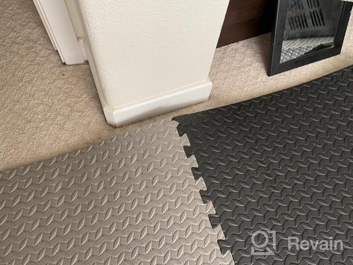 img 1 attached to BEAUTYOVO Interlocking Foam Gym Mats - Puzzle Exercise Mat With 12/24 Tiles, 24'' X 24'' EVA Foam Floor Tiles For Protective Flooring, Ideal For Gym Equipment review by Keith Wolff