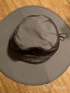 img 1 attached to Dukars Unisex Wide Brim Sun Hat,Outdoor UPF 50+ Waterproof Boonie Hat Summer UV Protection Sun Caps review by Robert Helstrom