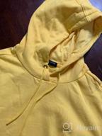 img 1 attached to 👕 ALWAYSONE Yellow XL Girls' Clothing - Athletic Pullover Sweatshirt review by Peter Bates