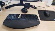 img 1 attached to Elevate Your Comfort with the Microsoft 💻 Sculpt Ergonomic Wireless Desktop Keyboard and Mouse L5V-00001 review by Qu Qui Qu (Cu C H in ᠌
