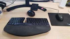 img 5 attached to Elevate Your Comfort with the Microsoft 💻 Sculpt Ergonomic Wireless Desktop Keyboard and Mouse L5V-00001