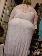 картинка 1 прикреплена к отзыву 👗 Floral Lace Plus Size Midi Dress with Pockets for Party and Wedding от Daniel Drury