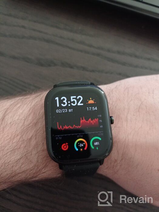 img 1 attached to Amazfit GTS Smart Watch, Grey review by Agata Korzeb ᠌