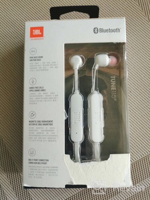 img 1 attached to Renewed JBL TUNE 115BT Wireless In-Ear Headphone with 🎧 Remote in Black - Enjoy High-Quality Audio on the Go! review by Som Chai ᠌