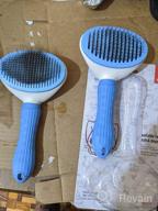 картинка 1 прикреплена к отзыву Depets Self Cleaning Slicker Brush, Dog Cat Bunny Pet Grooming Shedding Brush - Easy To Remove Loose Undercoat, Pet Massaging Tool Suitable For Pets With Long Or Short Hair от Jonathan Devarapalli