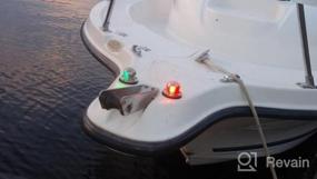 img 7 attached to Stainless Steel LED Navigation Lights - Red And Green Marine Lights For Yachts, Boats, And Fishing Vessels - 12V Bow Side Port Starboard Signals For Safe Navigation