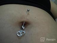 img 1 attached to Flexible Bioplast Belly Rings For Pregnancy - Comfortable And Stylish Navel Retainers For Expectant Mothers review by Lisa Fugiel