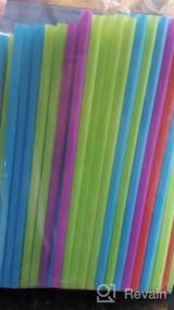 img 7 attached to 500 Count BPA-Free Black Plastic Disposable Drinking Straws By DuraHome (Pack Of 500)