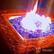 картинка 1 прикреплена к отзыву 🔥 High Luster Copper 10lb Reflective Fire Glass for Fireplace, Fire Pit, and Landscaping - Mr. Fireglass 1/4 inch от James Lapa