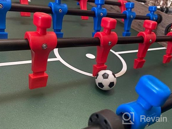 img 1 attached to Game Room Foosball Table By GoSports - Perfect For Big Fun And Endless Entertainment! review by Nate Jenkins