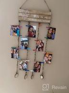 img 1 attached to 🎨 Hanging Artwork Display for Kids: Look What I Made Sign with 20 Clips and Remote Fairy Lights review by Chad Blanchet