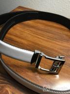 img 1 attached to 🎩 Effortless Elegance: Automatic Classic Brushed Adjustable Business Men's Belt Accessories review by Broderick Cash