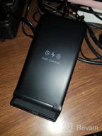 img 3 attached to Quick Wireless Charger GeoLuk Fast Stand 15W Black review by Ha Joon (Kim joon) ᠌