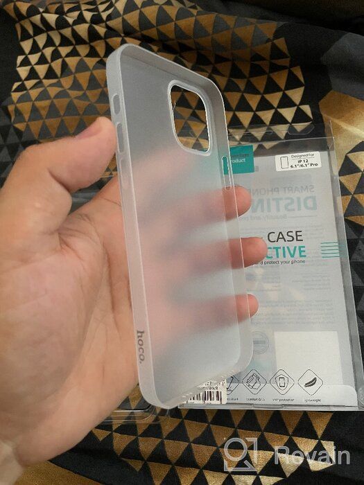 img 2 attached to Case Hoco Light for iPhone 12 /12 Pro, transparent review by Bali ᠌