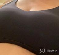 img 1 attached to Women'S Seamless Racerback Sports Bra: Comfort & Support For Yoga, Running & More | TrainingGirl review by Danny Flores