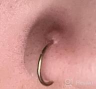 img 1 attached to Discover ORANGELOVE'S Hypoallergenic And Versatile Surgical Steel Nose Rings For All Piercing Types review by Leah Ramirez