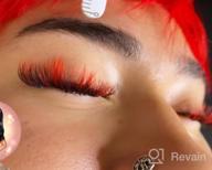 img 1 attached to Higu Pink Easy Fan Volume Lashes - 0.07 D Curl MIX 8-15Mm - Self Fanning Color Lash Tray For 2D-10D Volume Eyelash Extensions review by Gerald Mohammed