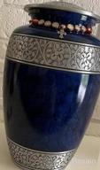 img 1 attached to Large Adult Cremation Urn - SmartChoice Memorial Urn For Human Ashes, Ideal Funeral Burial Urn For Ashes review by Charles Collier