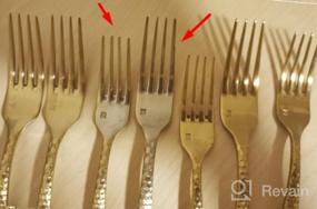 img 6 attached to Fortessa Lucca 18/10 Stainless Steel Flatware 5Pc Place Setting Service For 1