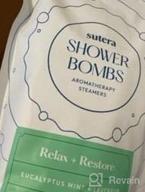 img 1 attached to Sutera 12 Pack Natural Shower Steamers For Women And Men - Gift Of Slow Dissolving Bath Bombs Brings Real Aromatherapy Spa Experience By Premium Essential Oils (Energize Invigorate Set) review by Jessica Watts