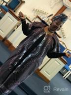 img 1 attached to Ladies Dashiki Flow Robe Dress - RaanPahMuang Casual Outer Cloak Part Bold review by Robert Schneider