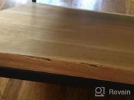 img 1 attached to Rustic Wood Console Table For Hallway, Living Room, Kitchen - 31.5"X20"X18.25 review by David Gill