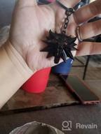 img 1 attached to 🐺 SEIRAA Wolf Keychain - Ideal Gifts for Wolf Fans: Wolf Head Medallion Pendant review by Justin Bradford