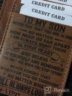 img 1 attached to Custom Engraved Wallet - Perfect Gift for Father & Daughter review by Jose Isaacs