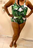img 1 attached to ADOME High Waist Floral Swimsuit Set with Tummy Control for Women - Two Piece Plus Size Swimwear review by Sivabala Mickel