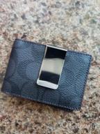 img 1 attached to Silver Rectangle Money clip - MC1023 Silver Men's Accessories review by David Hodgson
