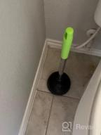 img 1 attached to Commercial Grade Rubber Toilet Plunger With Double Thrust Force And Stainless Steel Handle - Ideal For Bathroom And Kitchen Sink Plunging (1 Pack) review by Sima Jensen