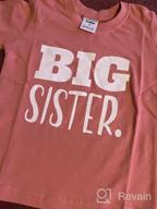 img 1 attached to Sister Announcement Toddler Shirts: Promoted Girls' Clothing Collection featuring Tops, Tees & Blouses review by Jaye Cleveland