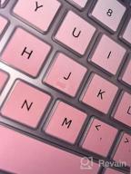 img 1 attached to Protect And Personalize Your HP Pavilion 14" Laptop With Ombre Pink Keyboard Cover - Compatible With CF, DK, DQ, FQ Series review by Timothy Cole