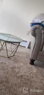 img 1 attached to Ivinta Round Nesting Coffee Table Set Of 2, Modern Tempered Glass Coffee Tables For Living Room, 31.5 And 23.6 Inch Accent Tea Tables With Gold Metal Frame Legs (Clear, Glass) review by Chad Baio